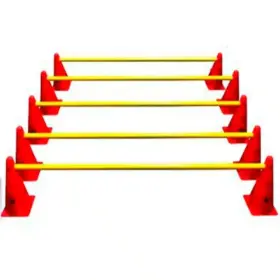 12 Conos Fútbol Entrenamiento 35 Cm + Vallas Regulable - Delgado