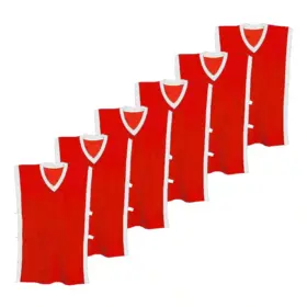 Alternative view of Kit de 6 Chalecos Pecheras para Entrenamiento