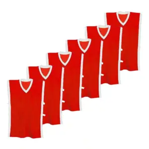 Alternative view of Kit de 6 Chalecos Pecheras para Entrenamiento