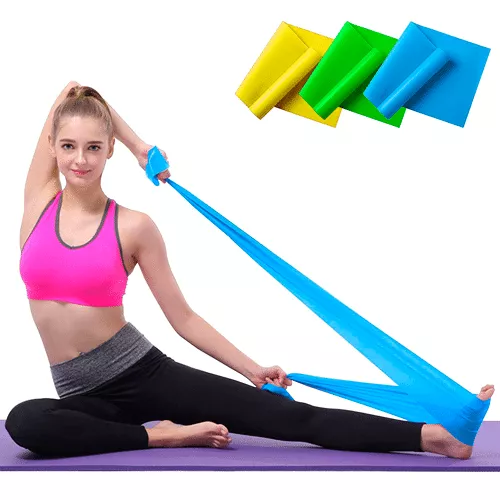 Bandas Elásticas X3 Resistencias Fitness Pilates Gym