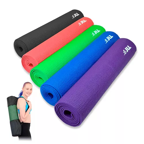 10 Colchoneta Mat Yoga 6 Pilates Enrollable Bsfit Importado