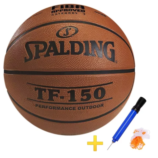 Pelota de Basquet Spalding Tf-150 FIBA + Inflador