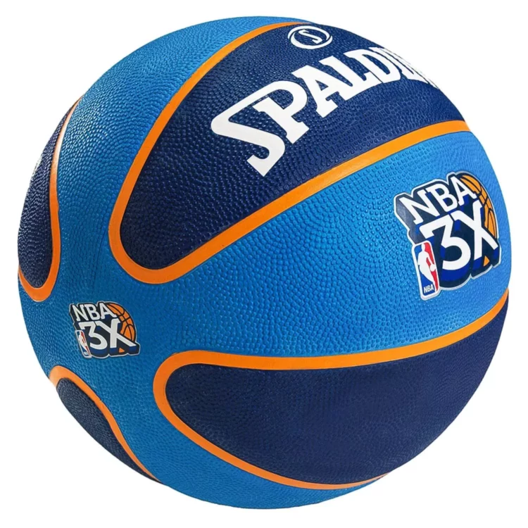 Pelota De Básquet Spalding Tf-33 Nba 3x Exterior Azul - Imagen 2