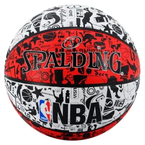 Pelota de Basket Spalding Graffiti NBA Rojo #7