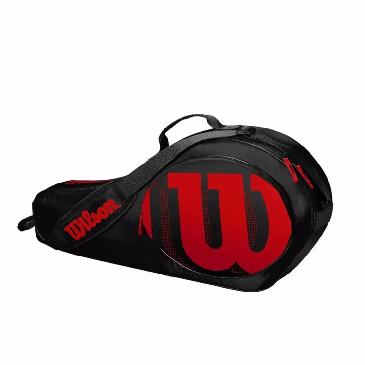 Bolso Raquetero Tenis Wilson Unisex - Negro