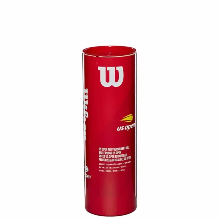 PELOTA PUNTO ROJO X3 - US OPEN RED TOURNAMENT WILSON