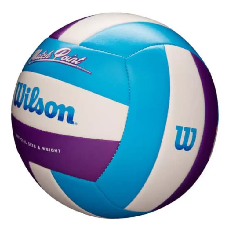 Pelota de Voley Wilson Match Point - Azul/Violeta - Imagen 2