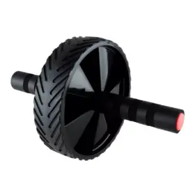 RUEDA ABDOMINAL DE CAUCHO X-FIT NEGRO