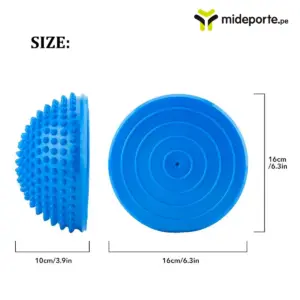 Alternative view of Mini Bosu Kinesiología Equilibrio Semi Esfera Base C/ Púas