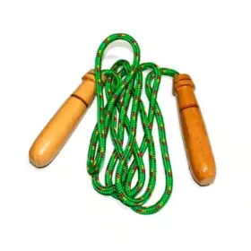 Alternative view of SOGA PARA SALTAR NACIONAL CON MANGO DE MADERA