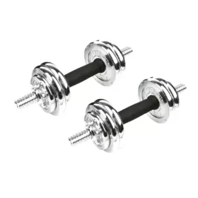 Alternative view of SET DE 15KG DISCOS CROMADOS CON ADAPTADOR X-FIT