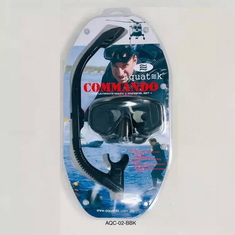 Set Mascara y Snorkel Aquatek Comando - Imagen 2