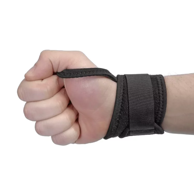 Soporte para Muñeca con Velcro Wilson - Negro - Imagen 2