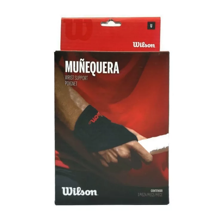 Soporte para Muñeca con Velcro Wilson - Negro - Imagen 5