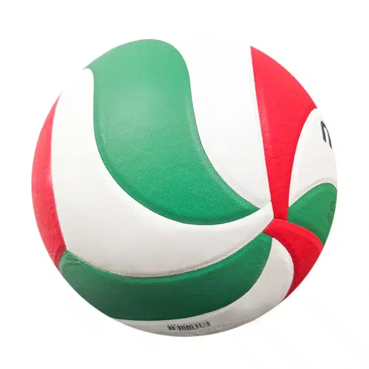 PELOTA PARA VOLEY MOLTEN #V5M-3500-PV SOFT TOUCH #5 BL/VR/RJ - Imagen 3