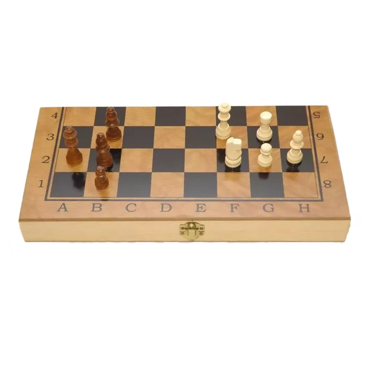 TABLERO DE AJEDREZ DE MADERA - Imagen 2