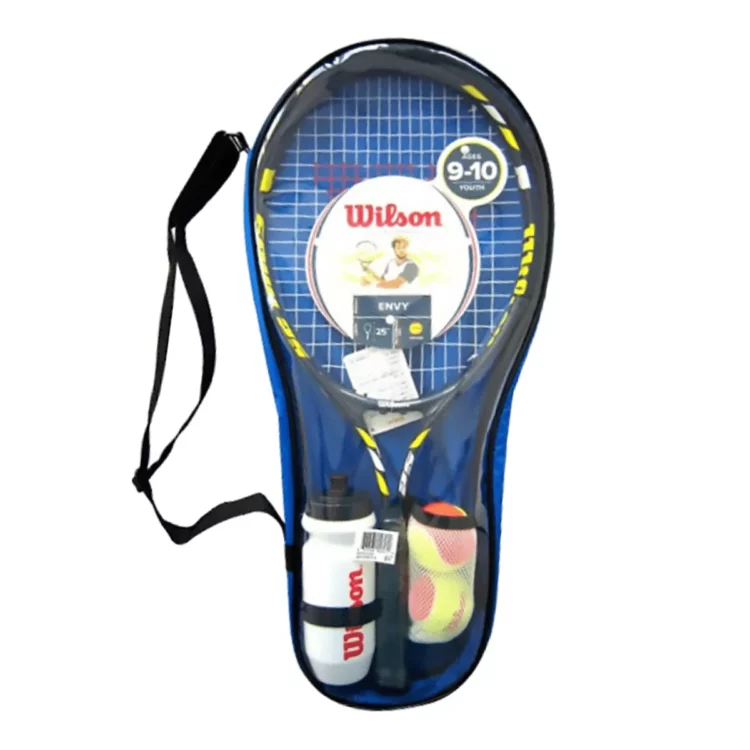 Raqueta De Tenis Wilson Envy 25 Blue + Pelotas + Estuche - Imagen 2