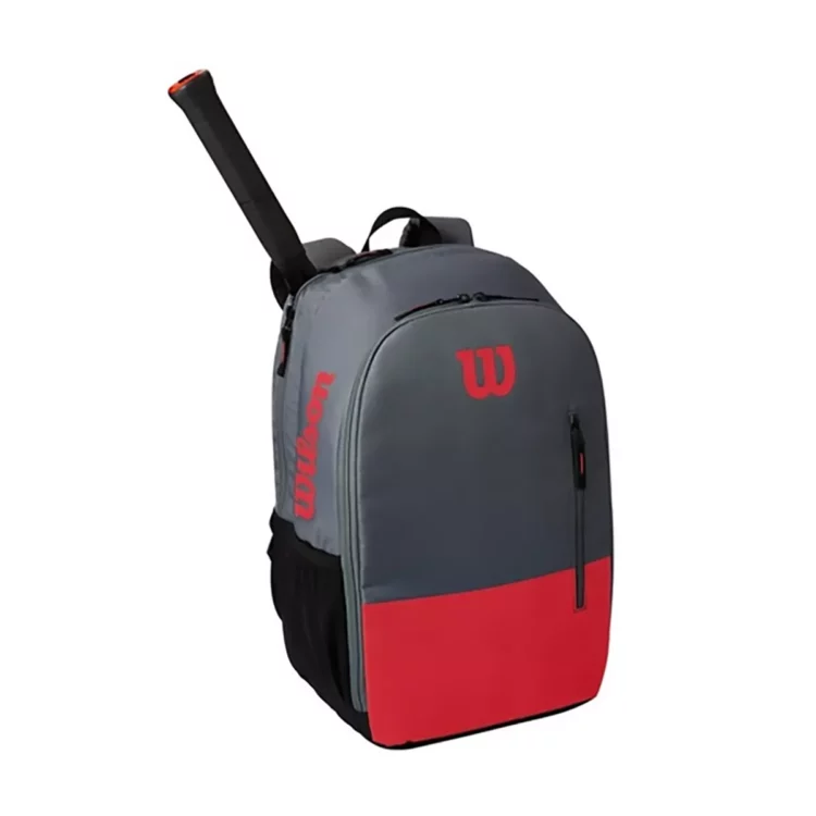 MOCHILA WILSON TEAM BACKPACK (GRIS/ROJO) - Imagen 2