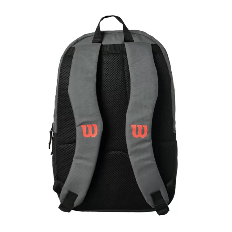 MOCHILA WILSON TEAM BACKPACK (GRIS/ROJO) - Imagen 3
