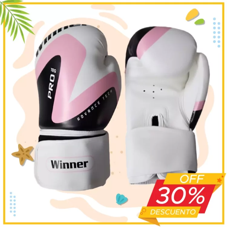 GUANTES PARA BOX DE COMPETENCIA WINNER PRO TEG #WNR-10-103
