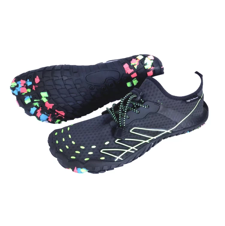 Aqua Shoes Porto Gris Oscuro/Verde - Hombre