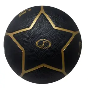 Alternative view of PELOTA PARA BASKET SPALDING HIGHLIGHT GOMA BLACK GOLD – #7