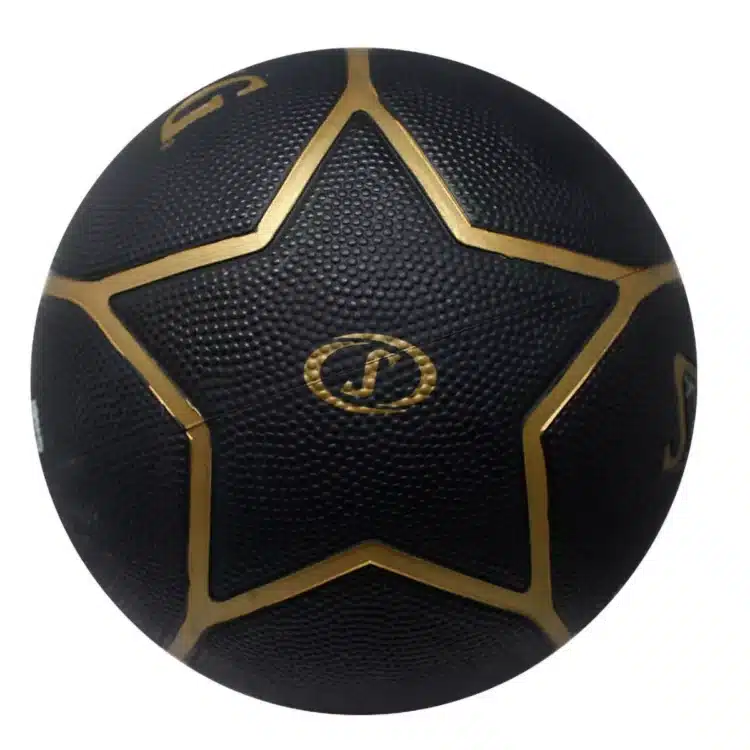 PELOTA PARA BASKET SPALDING HIGHLIGHT GOMA BLACK GOLD – #7 - Imagen 2