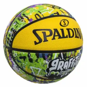 Alternative view of PELOTA DE BÁSKET SPALDING GRAFFITI VERDE – #7