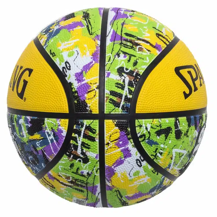 PELOTA DE BÁSKET SPALDING GRAFFITI VERDE – #7 - Imagen 3