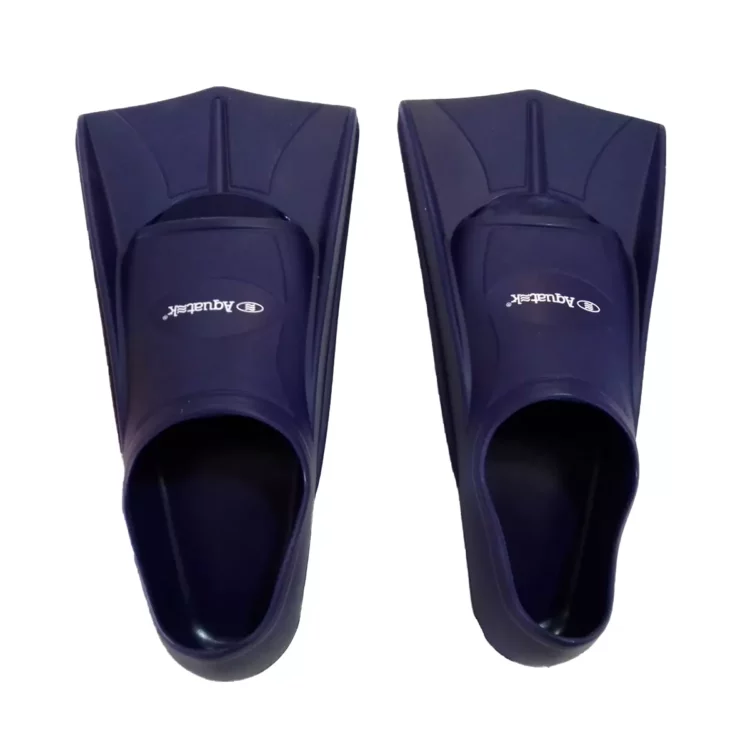 Aletas de Natación Corta Training Navy - Aquatek