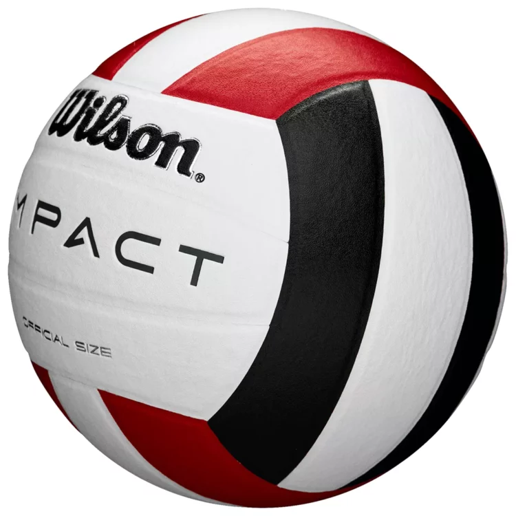 Pelota de Voley Wilson Impact - Rojo/Negro - Imagen 2