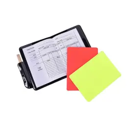 Alternative view of Tarjetas de Árbitro + Funda y Lápiz