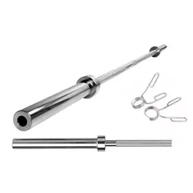 BARRA OLÍMPICA CON AJUSTADORES