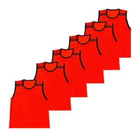 Kit de 6 Chalecos Manga Cero para Entrenamiento - Malla