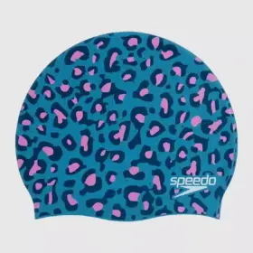 GORRO PARA NATACIÓN SPEEDO PRINTED RECICLED BLUE/PINK - ADULTO
