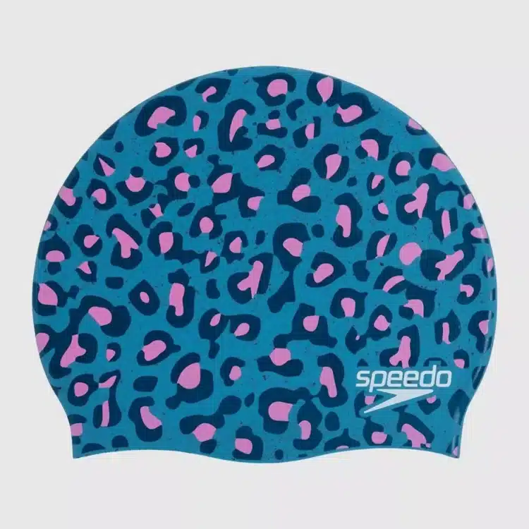 GORRO PARA NATACIÓN SPEEDO PRINTED RECICLED BLUE/PINK - ADULTO