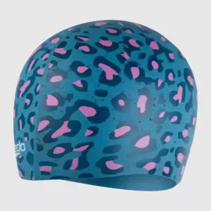 Alternative view of GORRO PARA NATACIÓN SPEEDO PRINTED RECICLED BLUE/PINK - ADULTO