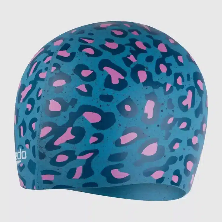GORRO PARA NATACIÓN SPEEDO PRINTED RECICLED BLUE/PINK - ADULTO - Imagen 2