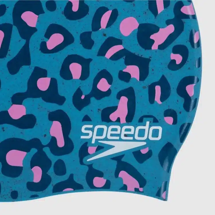 GORRO PARA NATACIÓN SPEEDO PRINTED RECICLED BLUE/PINK - ADULTO - Imagen 3