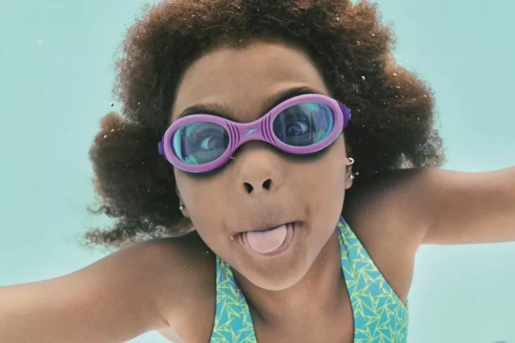 LENTE PARA NATACIÓN FUTURA BIOFUSE FLEXISEAL JUNIOR BLUE/PURPLE - Imagen 4