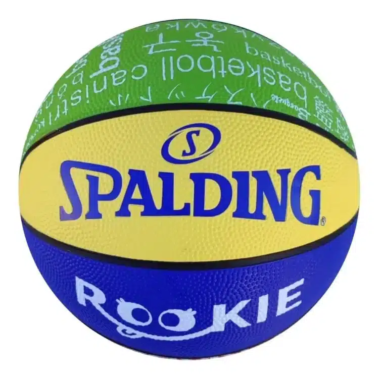 PELOTA PARA BASKET SPALDING ROOKIE MULTICOLOR #5 - Imagen 4