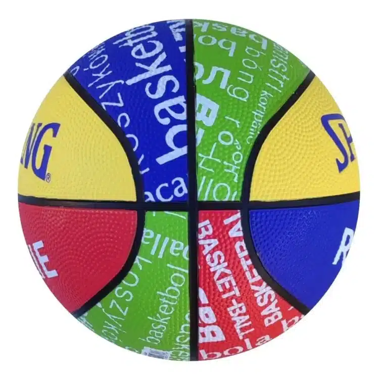 PELOTA PARA BASKET SPALDING ROOKIE MULTICOLOR #5 - Imagen 7
