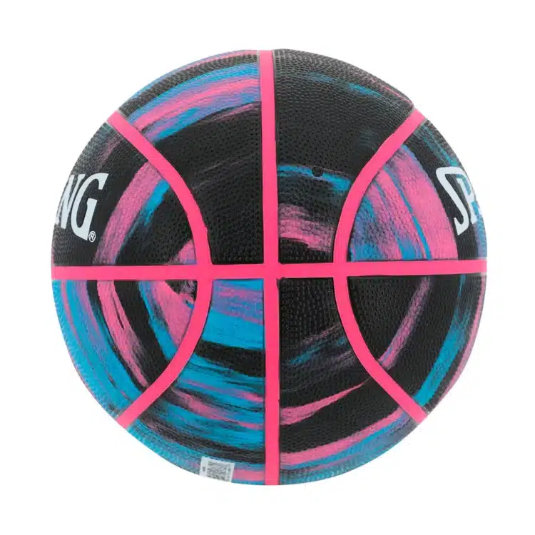 PELOTA PARA BASKET SPALDING MARBLE GOMA BLACK - #6 - Imagen 2