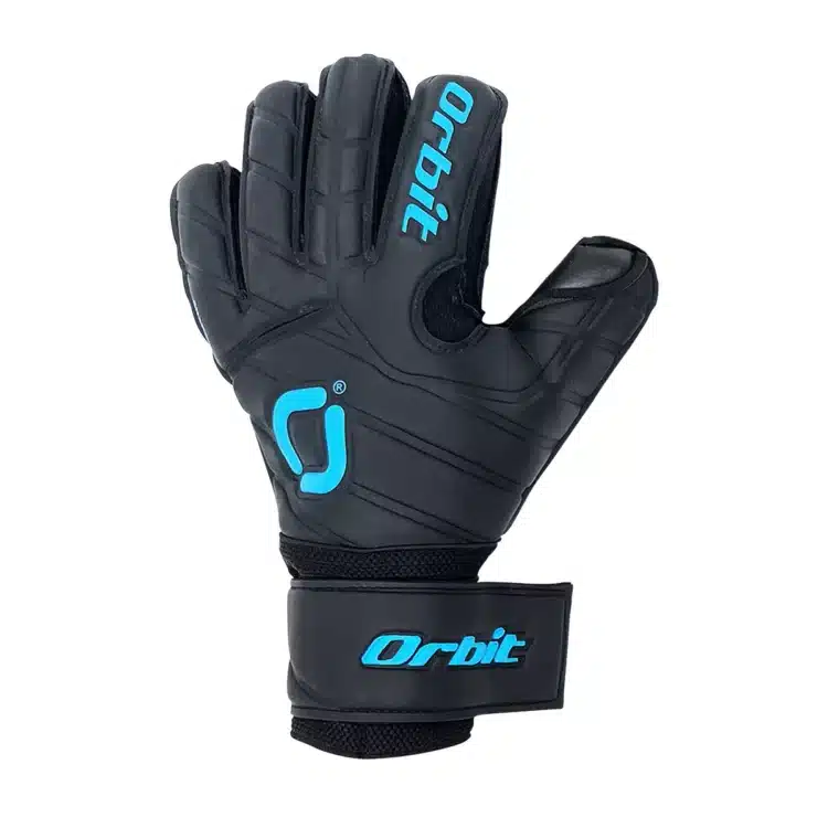 GUANTES DE ARQUERO FÚTBOL ORBIT SHADOW - NEGRO/AZUL - Imagen 2