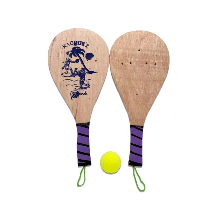 SET DE PALETAS DE PLAYA + PELOTA - RACQUET - Imagen 2