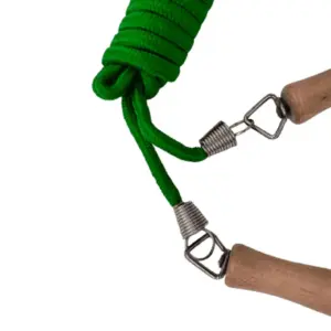 Alternative view of SOGA PARA SALTAR X-FIT CON MANGO DE MADERA
