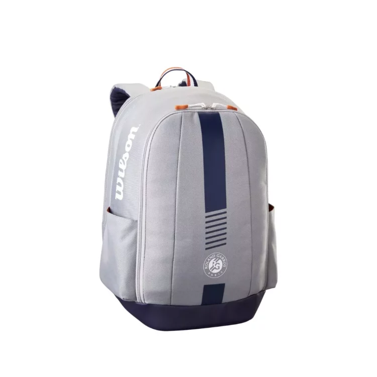 MOCHILA WILSON ROLAND GARROS TEAM BACKPACK (GRIS/AZUL)