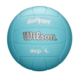 PELOTA DE VOLEY WILSON AVP SOFT PLAY #5 - CELESTE
