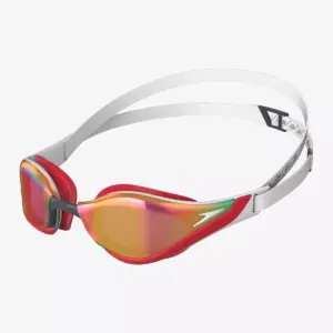 LENTE NATACIÓN SPEEDO FASTSKIN PURE FOCUS MIRROR - RED/WHITE