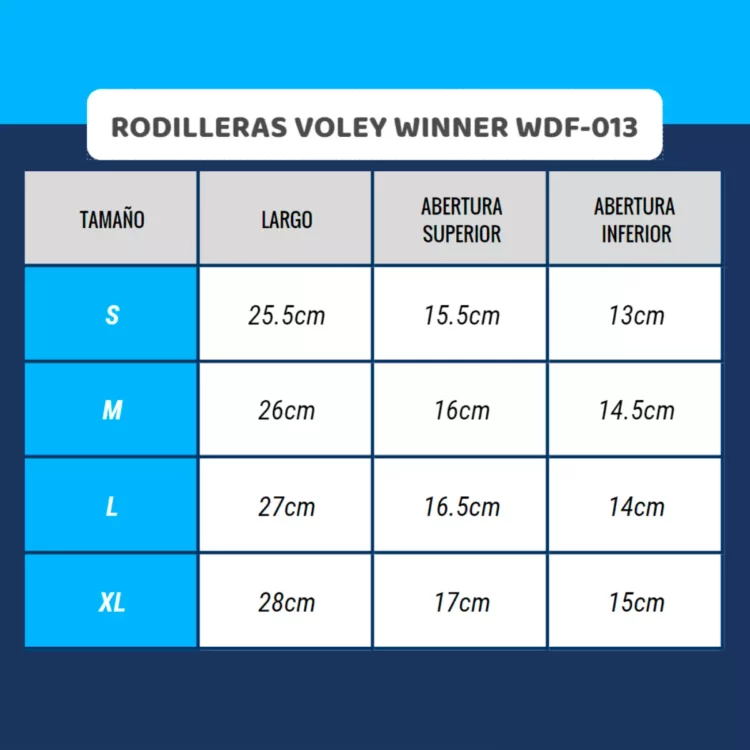 RODILLERAS DE VOLEY WINNER REFORZADA - ADULTO - Imagen 2